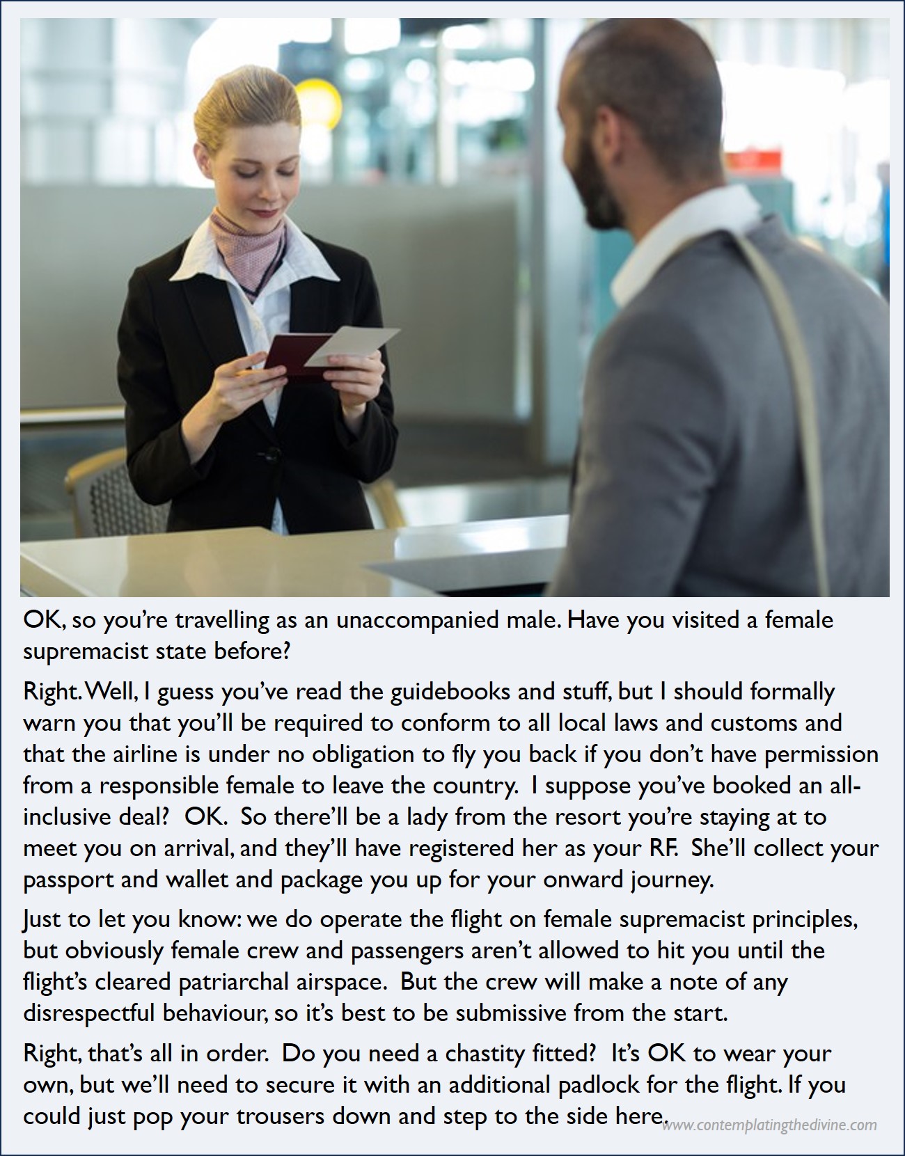 Sissy Contemplating The Divine